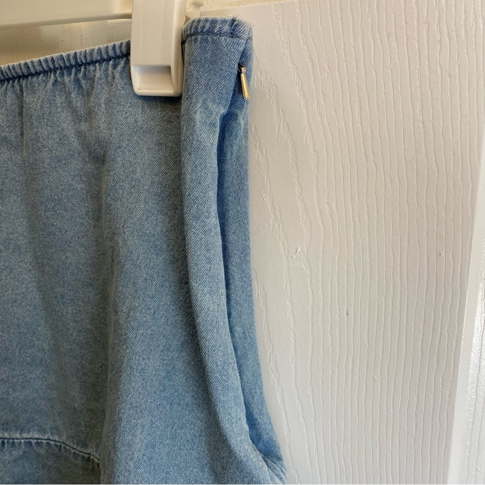 American Eagle Outfitters Light Blue Denim Skirt Sz XL - Picture 2 of 5